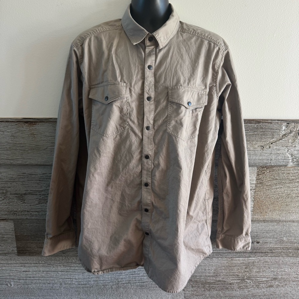 5.11 Tactical Greige Long Sleeve Shirt Size XL (A1)